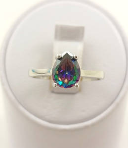 Каблучки з містик топазом