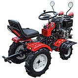 НОВИНКА Трактор KENTAVR 15G (Бензин 15к.с., КПП (3+1), колеса 4.0х8/5,0х12,, фото 9