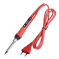 Паяльник JCD 908S з регулюванням температури 80Вт, червоний