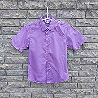 Сорочка ZOOR короткий рукав, т.бузкова