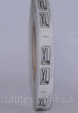 Размерник № XL (720шт) для одягу накатка, фото 1