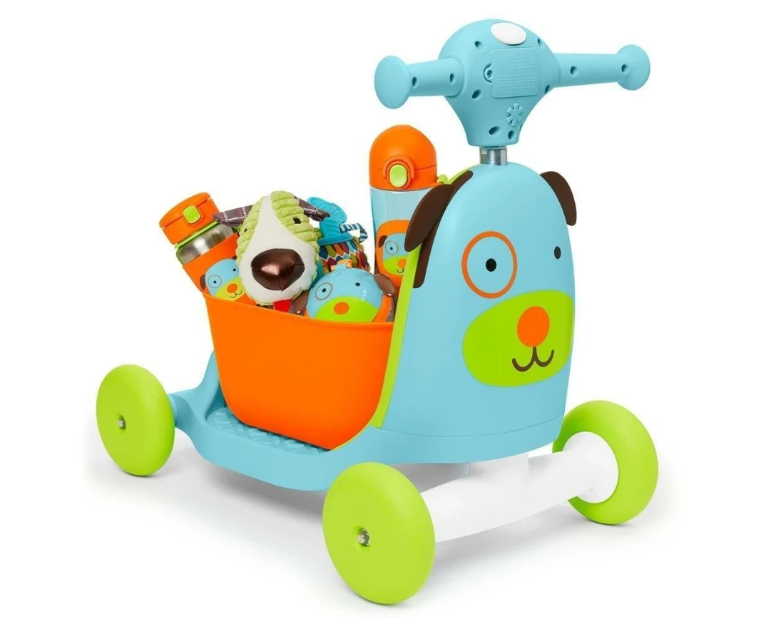 Самокат-толокар Skip Hop Zoo 3в1 Песик 9H822910 Блакитний, фото 1