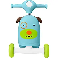 Самокат-толокар Skip Hop Zoo 3в1 Песик 9H822910 Блакитний, фото 3