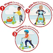 Самокат-толокар Skip Hop Zoo 3в1 Песик 9H822910 Блакитний, фото 4