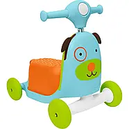 Самокат-толокар Skip Hop Zoo 3в1 Песик 9H822910 Блакитний, фото 5