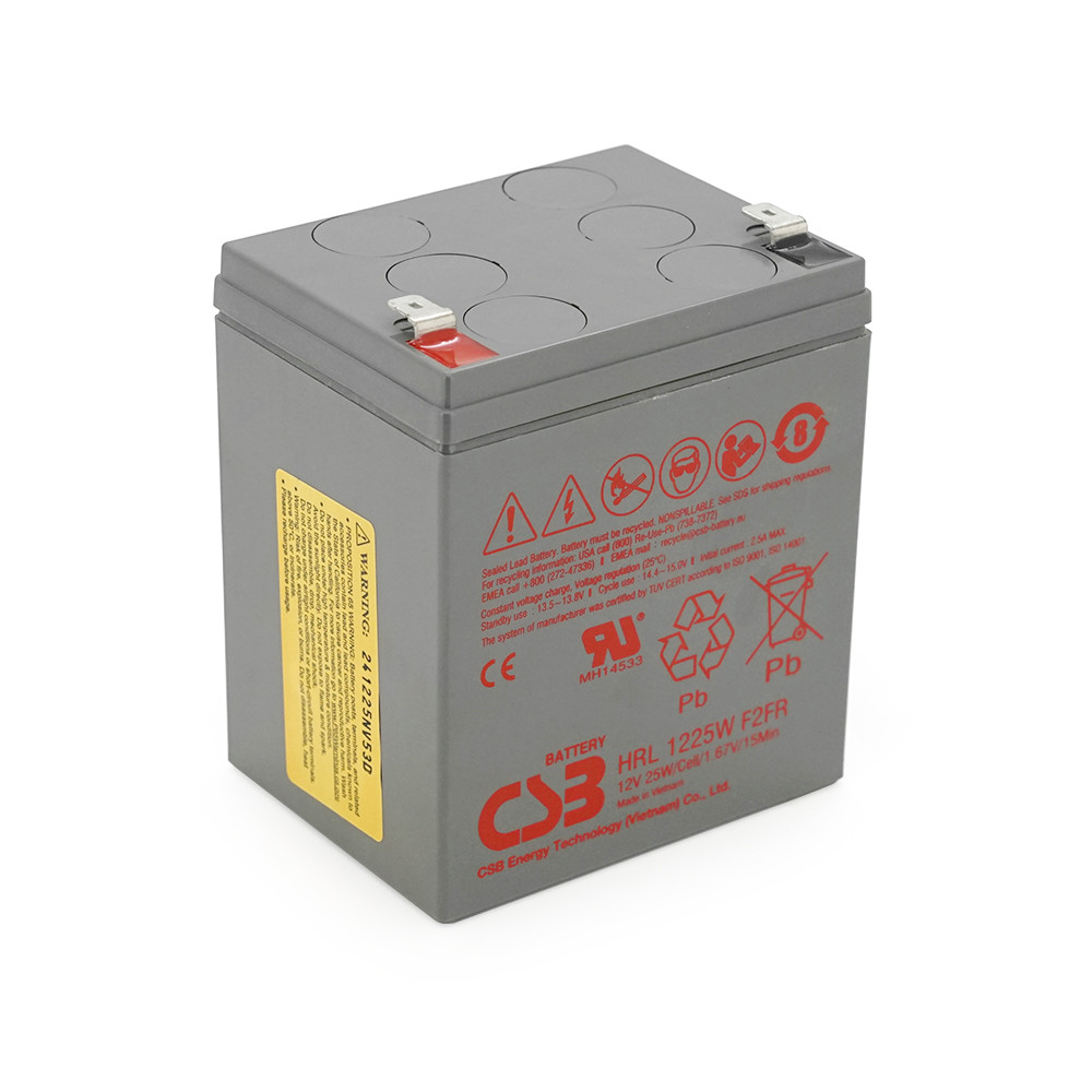 Акумуляторна батарея CSB HRL1225WF2, 12 V 5.8 Ah (90х70х106 мм)