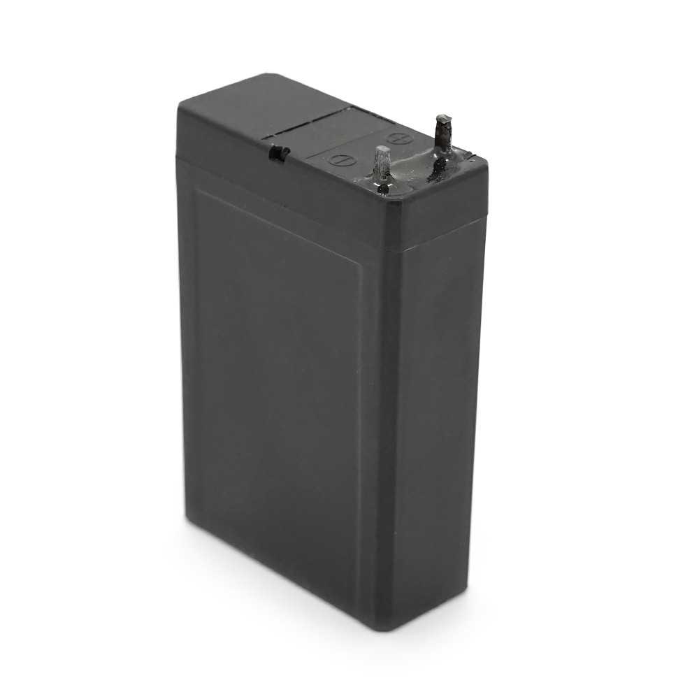 Акумуляторна батарея MERLION AGM 168 4 V 1.8 Ah (75x50x22), клеми під паяння, Black Q40