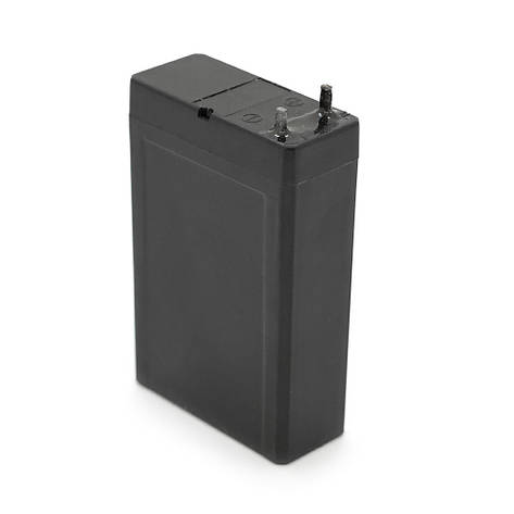 Акумуляторна батарея MERLION AGM 168 4 V 1.8 Ah (75x50x22), клеми під паяння, Black Q40, фото 1