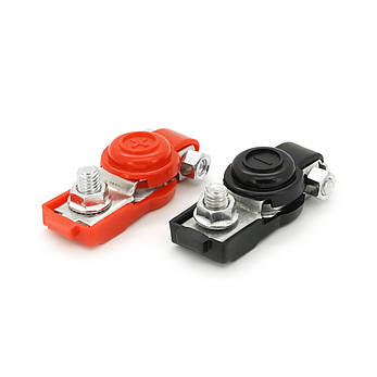 Клема для олив'яно-кислотного акумулятора D2, обміднений метал, 2 штуки в пауванні, ціна за паковання, фото 2