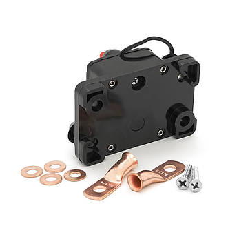 Автоматичний вимикач запобіжник однополюсний постійного струму 12-48V,GG-CB5 Waterproof 30A, фото 3