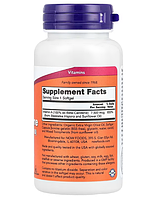 Натуральний бета-каротин (Natural Beta Carotene) 7500 мкг (25 000 МЕ) NOW Foods 90 капсул, фото 2