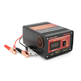 Пускозарядний ЗП РОБОТ-30 для акумуляторів 12/24 V (1-400 Ah) (MF, WET, AGM,GEL, CA/CA), 160-245V, Ток заряду, фото 1