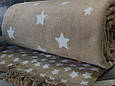 Двосторонній, турецький бавовняний плед розмір 200 х 240 см, з зірочками.,, фото 2