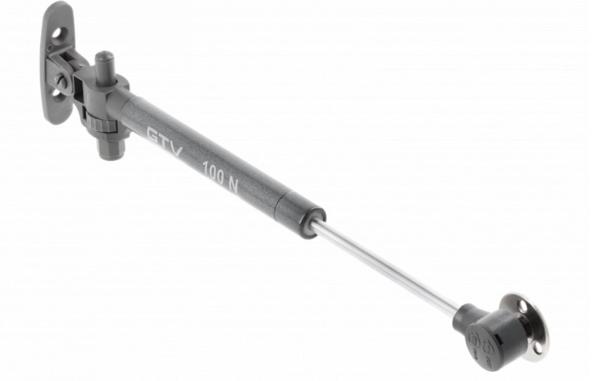 Ліфт пневматичний GTV 100N зі сповільнювачем,антрацит, фото 1