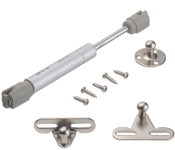 Ліфт пневматичний GTV 80N малий L160 мм, сірий, фото 1