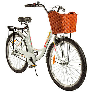 Міський велосипед Spark PLANET-3 VENERA 26" алюмінієва рама 17" 3 швидкості Shimano Nexus, багажник і кошик,