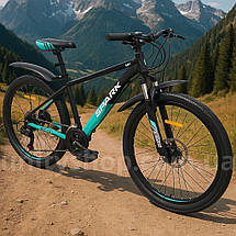 Гірський велосипед SPARK JOY 26" сталева рама 17", 21 швидкість, амортизація, дискові гальма, Shimano, для, фото 2