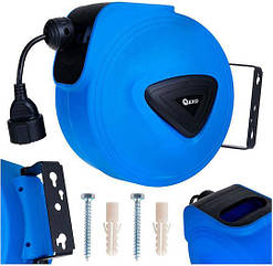 Електричний подовжувач з автоматичним змотуванням 15 м + 1,5 м GEKO G17521