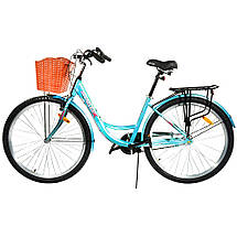 Міський велосипед SPARK PLANET-3 VENERA 28" алюмінієва рама 17" 3 швидкості, SHIMANO Nexus, кошик, багажник,, фото 2