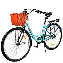 Міський велосипед SPARK PLANET-3 VENERA 28" алюмінієва рама 17" 3 швидкості, SHIMANO Nexus, кошик, багажник,, фото 3