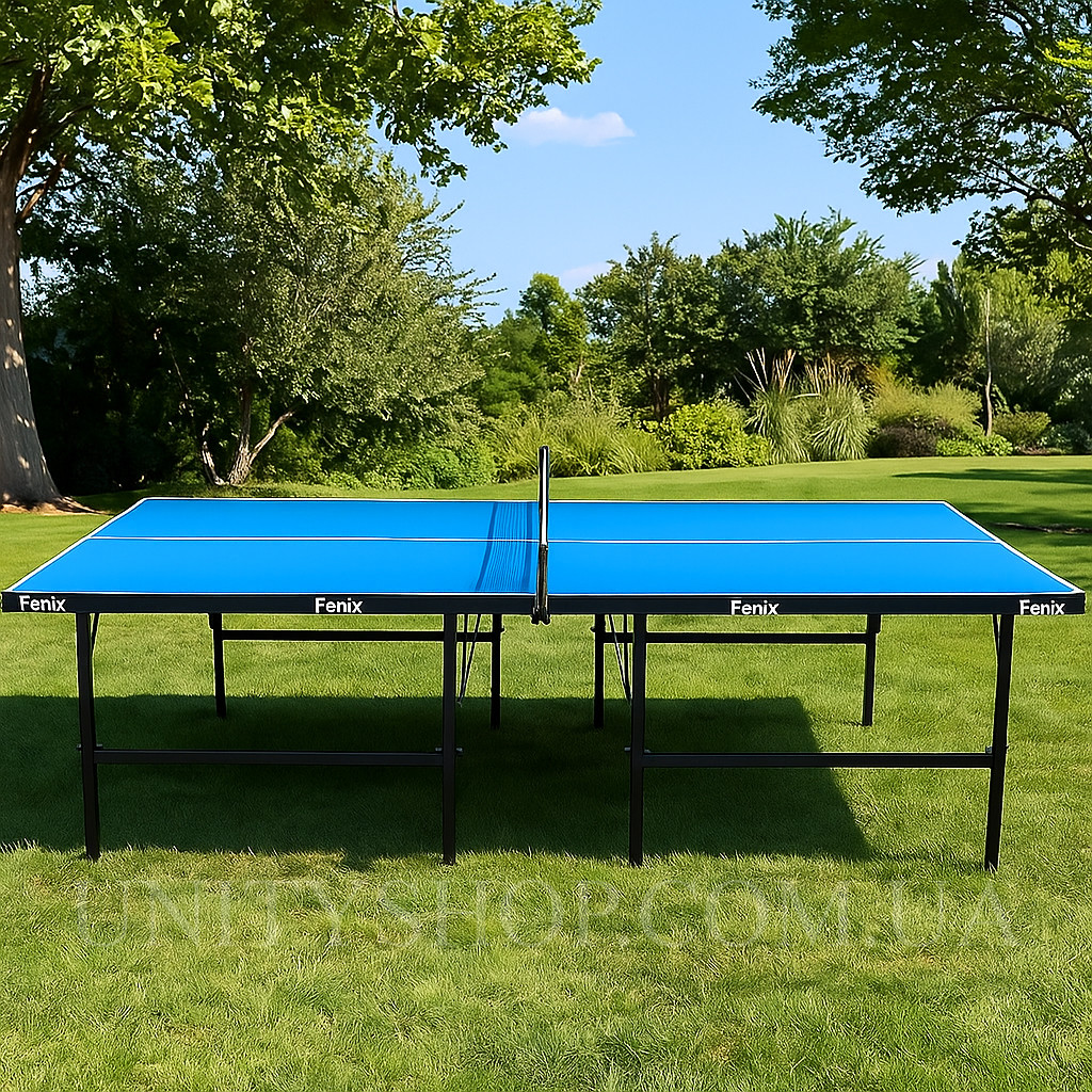 Тенісний стіл Fenix Basic Sport Outdoor М5 всепогодний вуличний 274×152,5×76 см Синій