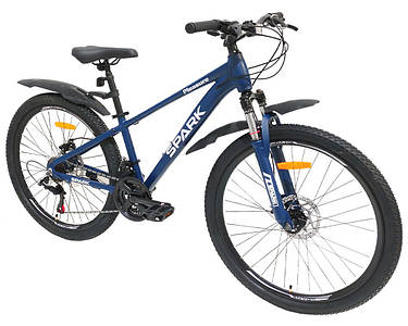 Гірський велосипед SPARK PLEASURE 26" алюмінієва рама 13", 21 швидкість, дискові гальма Синій