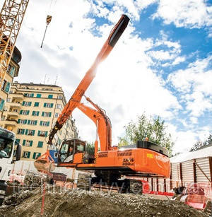 Специальная техника HITACHI: перегружатели, экскаваторы с грейферным ковшом на телескопической рукояти, сверхвысокое оборудование для демонтажа зданий и сооружений, сверхдлинное рабочее оборудование Специальная техника HITACHI: перегружатели, экскаваторы с грейферным ковшом на телескопической рукояти, сверхвысокое оборудование для демонтажа зданий и сооружений, сверхдлинное рабочее оборудование