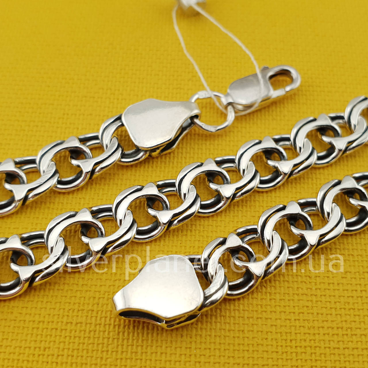 

Цепь бисмарк для мужчины. Ширина 7 мм. Серебро 925 60 см