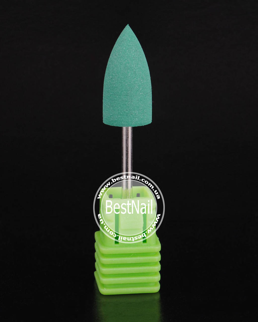

Полировщик силиконовый для искусственных ногтей (зелёный средний) средней жесткости