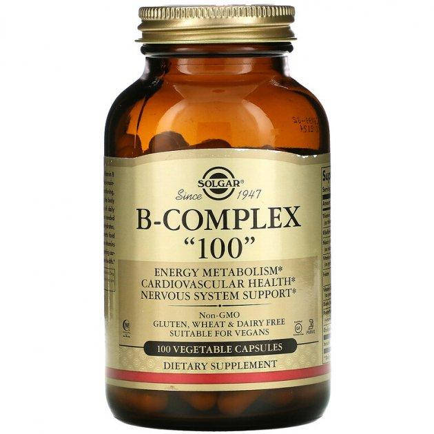 

Витамины Солгар В-Комплекс "100" 100 капсул Solgar B-Complex США