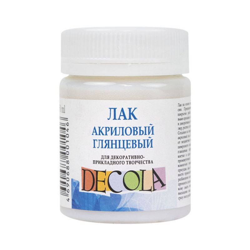 

Лак акриловый глянцевый, 50 мл Decola