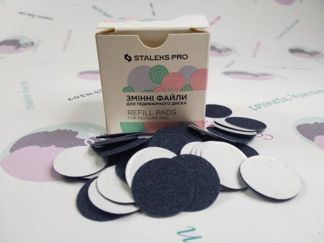 

Сменные файлы для педикюрного диска M 180 грит STALEKS PRO (50 шт) PDF-20-180
