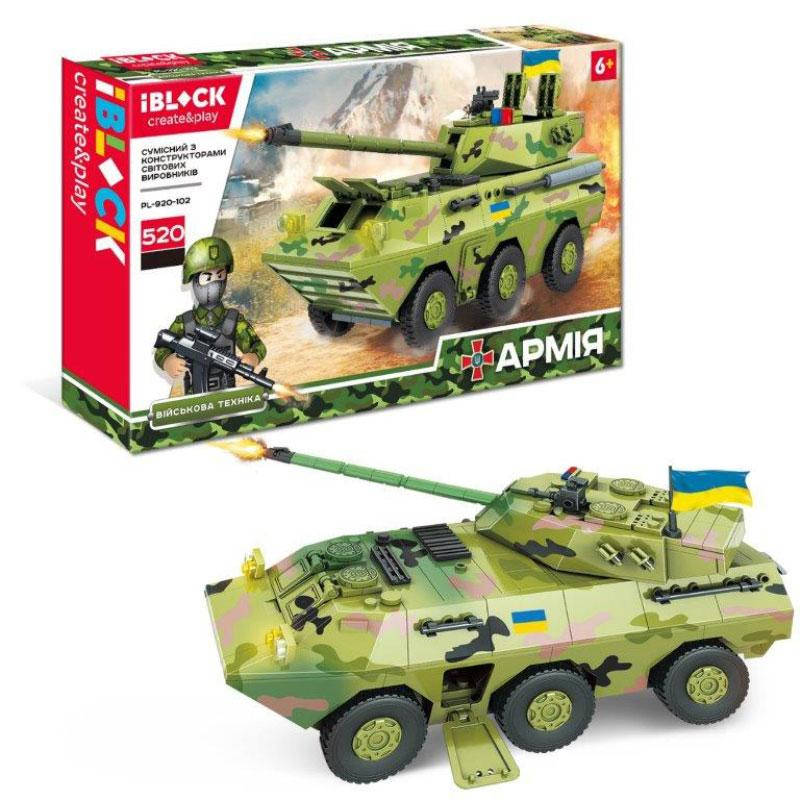 

Конструктор IBLOCK "Армия" PL-920-102, 520 дет