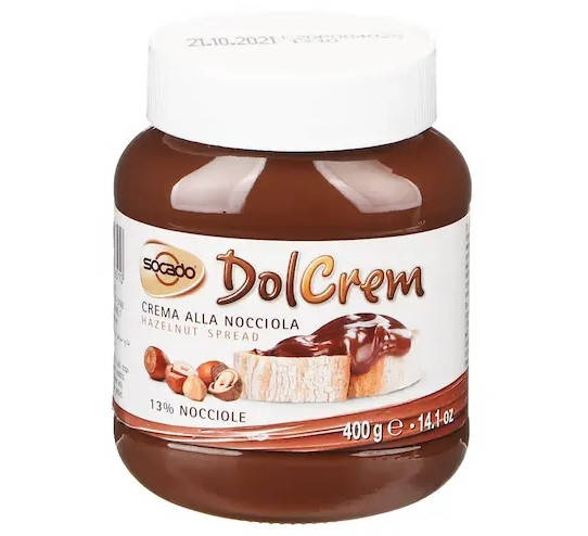 

Паста Шоколадно-Ореховая DolCrem Crema Nocciola Hazelnut Spread Socado 400 г Италия