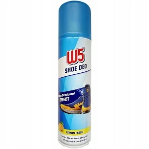 Дезодорант-спрей для взуття з ароматом лимона W5 Schoe Spray  200 мл