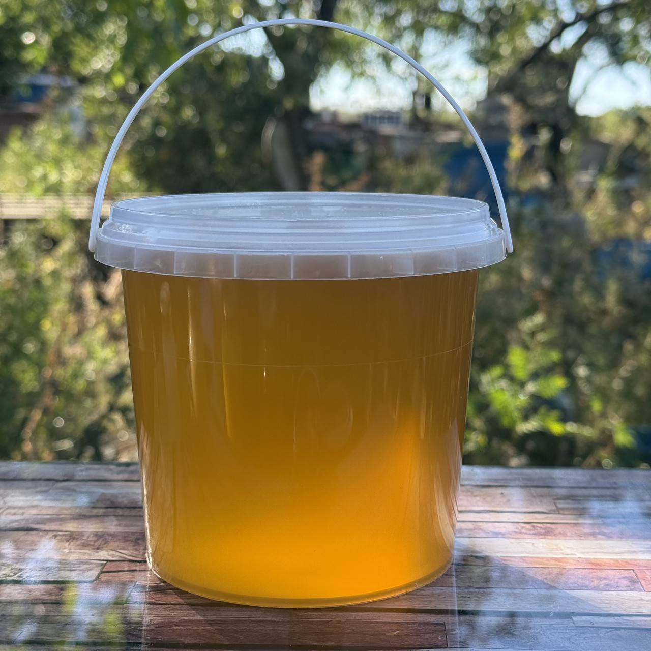 Мед Різнотрав'я світле з кочової пасіки 1 л (1400 грам) 2025 р, фото 1