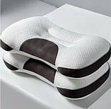 Ергономічна ортопедична подушка анатомічної форми ColorfulHome 48х74см., фото 2