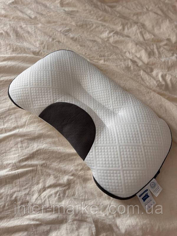 Ергономічна ортопедична подушка анатомічної форми ColorfulHome 48х74см., фото 1