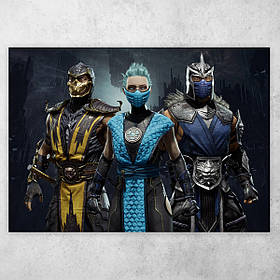 Плакат постер "Mortal Kombat / Мортал Комбат" №21