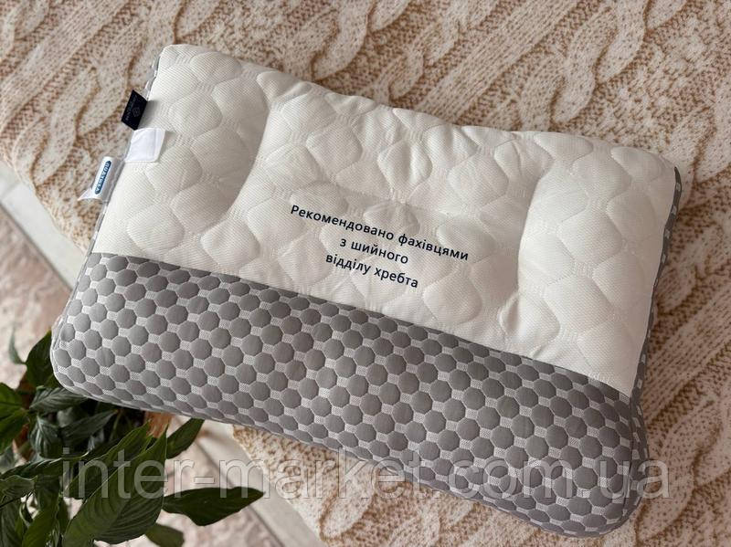 Ергономічна ортопедична подушка анатомічної форми ColorfulHome 48х74см., фото 1