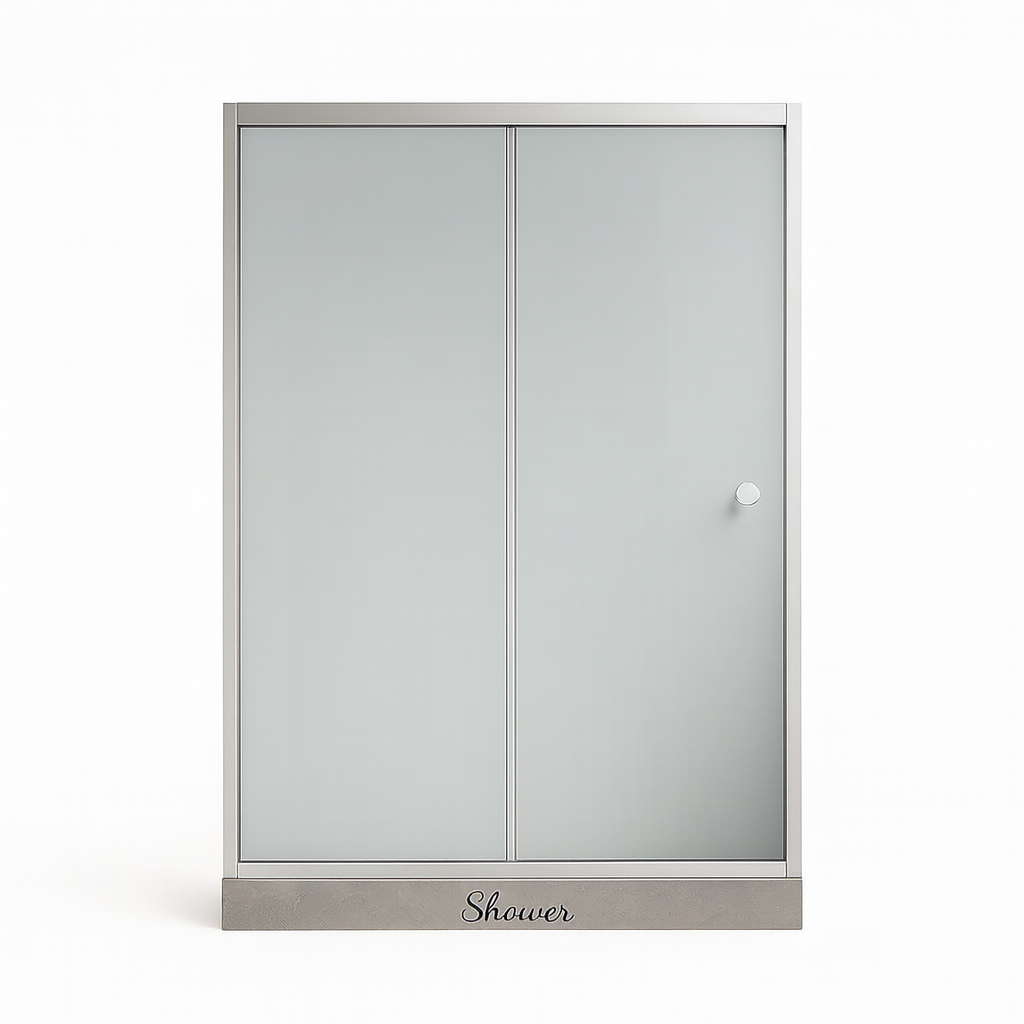 Душові двері Shower SATURN STN-782-6 190х120 см розсувні хром матове скло