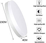 Ouyulong - 36W світлодіодний стельовий світильник, 4300LM 4000K натуральний білий водонепроникний світлодіодний світильник, фото 5