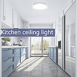 Ouyulong - 36W світлодіодний стельовий світильник, 4300LM 4000K натуральний білий водонепроникний світлодіодний світильник, фото 6
