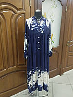 Плаття синє купон бохо