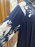 Плаття синє купон бохо, фото 3