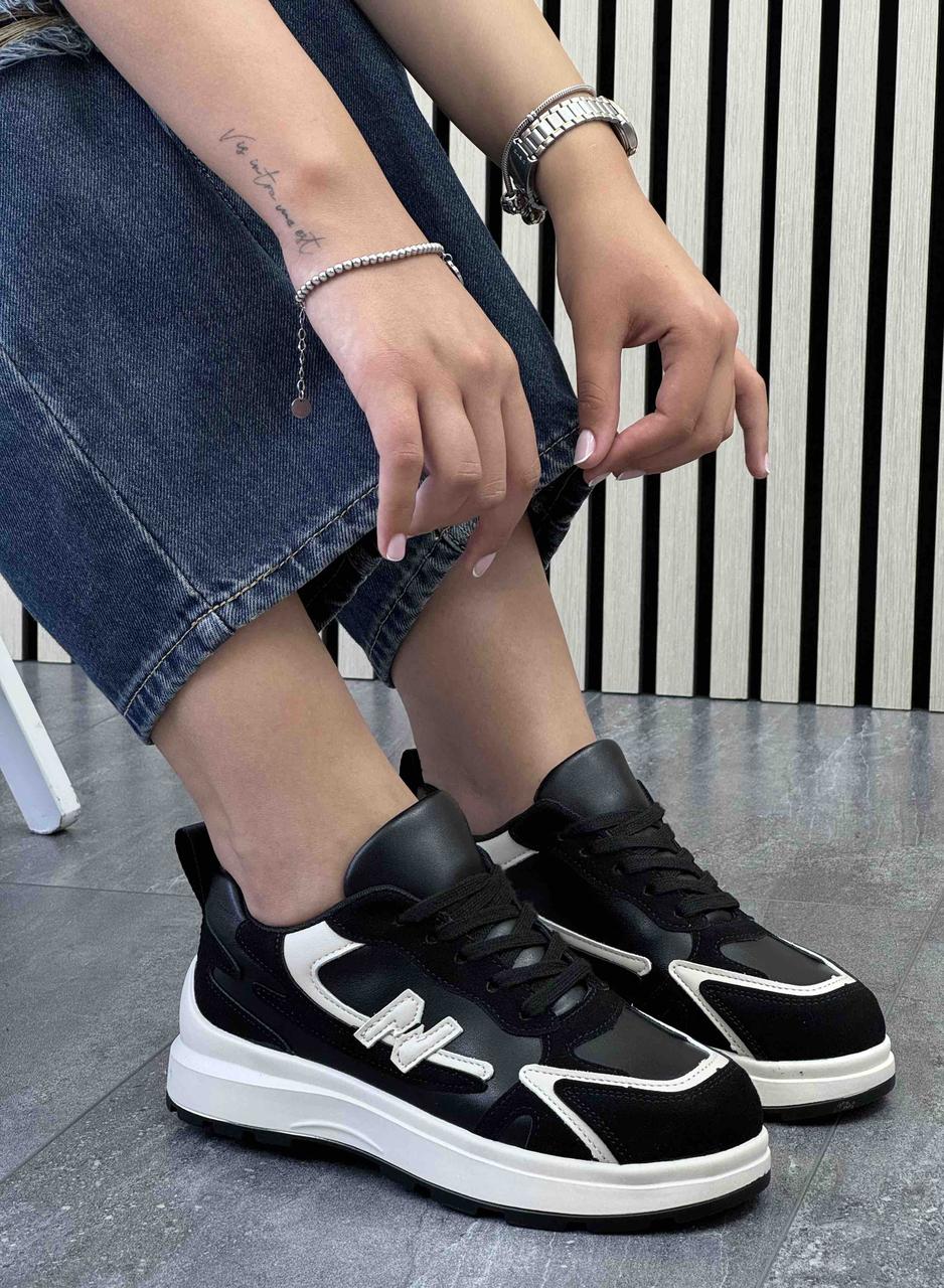 Кросівки жіночі 8 пар у ящику чорного кольору 36-41, фото 1