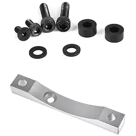 Адаптер для кріплення гальмівної машинки Xtech - Xiaomi M365 / PRO / PRO 2 / 1S / Lite, срібло