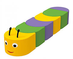 Комплект пуфів Комплект пуфів дитячих ігрових "Гусеничка" для дитячих ігор. Пуфи ігрові