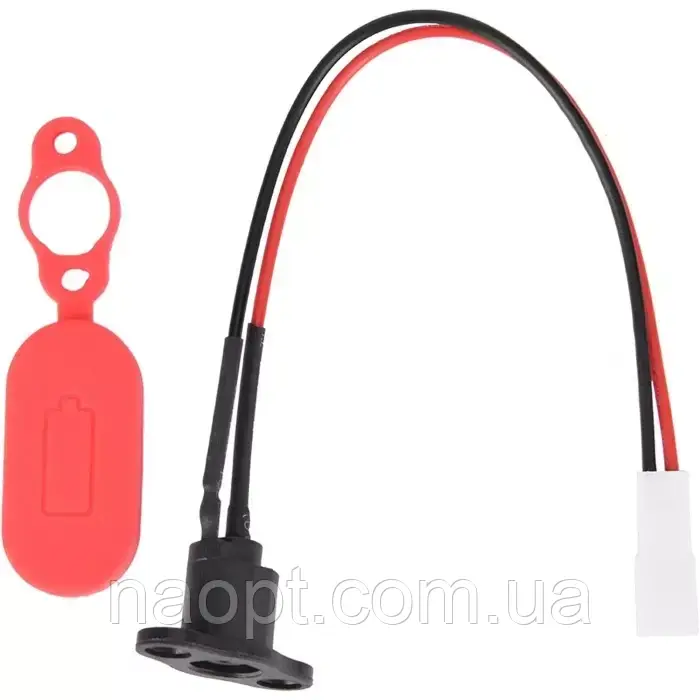 Зарядний порт із заглушкою Xiaomi M365 / PRO / PRO 2 / 1S / Lite, фото 1