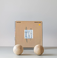 Стильна металева підставка для платівок та книг Two balls, фото 4